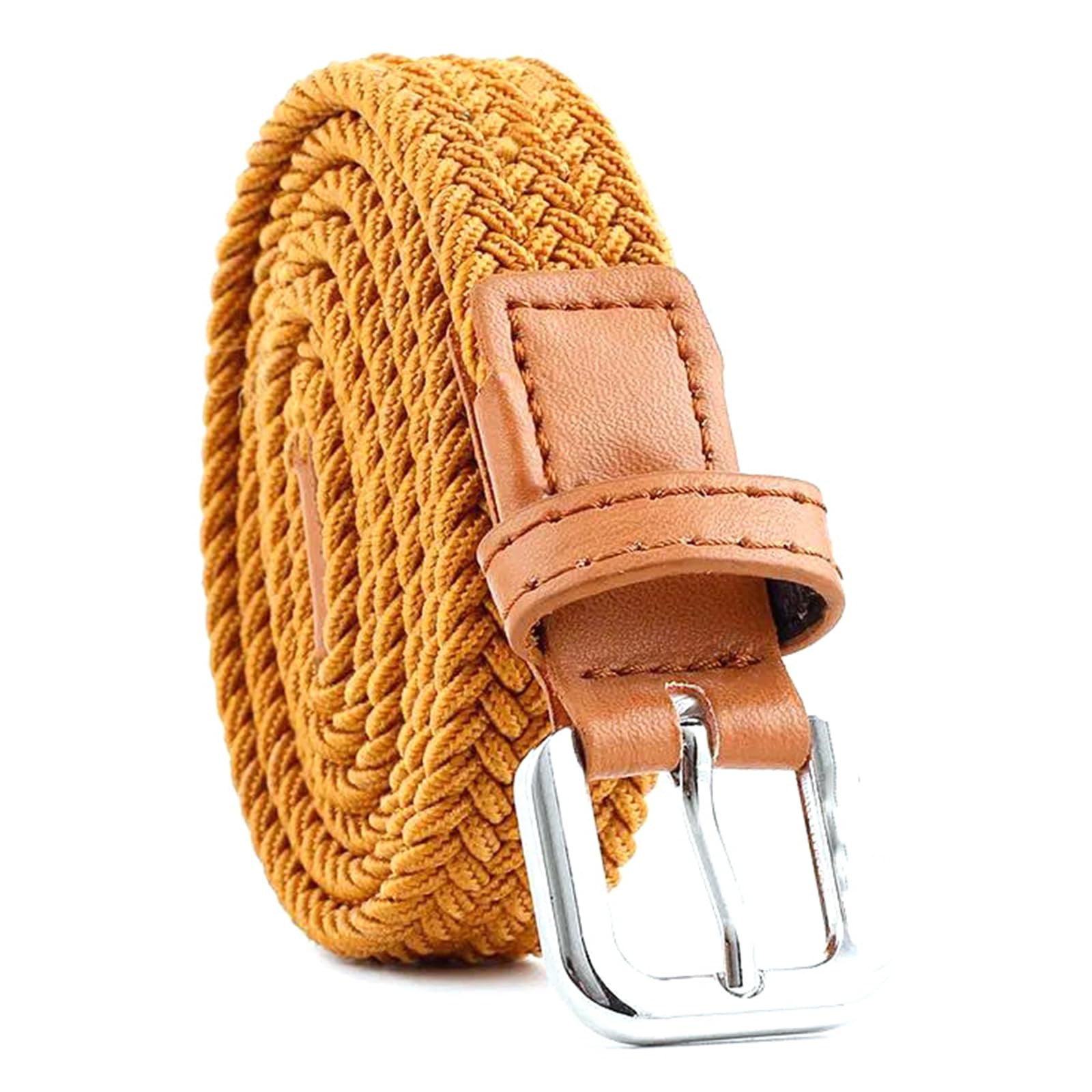 TongHook Nylon braided elastic waist belt, versatile accessory, buckle belt, canvas belt for teenagers and children.