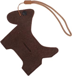 Portable Easy to Mount on Leash or Backpack Dog Poop Bag Dispenser with Felt Simulation Animal Shape Sturdy Plastic Material for Outdoor Pet Waste Cleanup and Walking