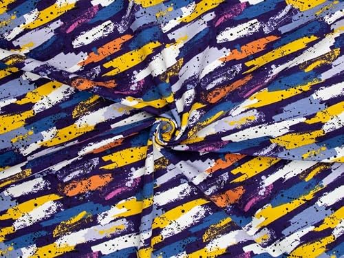 Minerva Purple Deadstock Loop Back French Terry Stretch Knit Fabric for Dressmaking - 150cm Wide - per metre