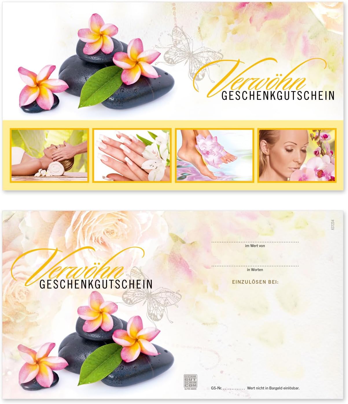 10 Blank Vouchers to Fill Yourself For Cosmetics Beauty Cosmetic Voucher