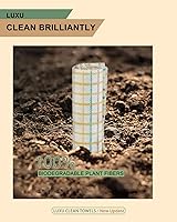 Vista 2 de LUXU Toallitas de limpieza reutilizables, paños reutilizables multiusos secos, 60 unidades, paños de limpieza reutilizables resistentes, toallas