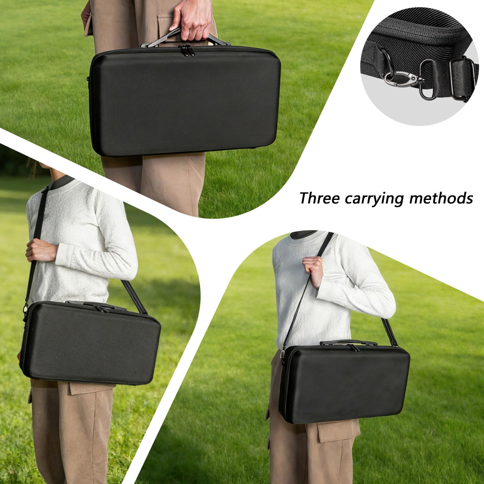 Eva - Funda organizadora para teléfono móvil con 20 compartimentos individuales, perfecta para creadores de contenido de redes sociales y almacenamiento de dispositivos, impermeable