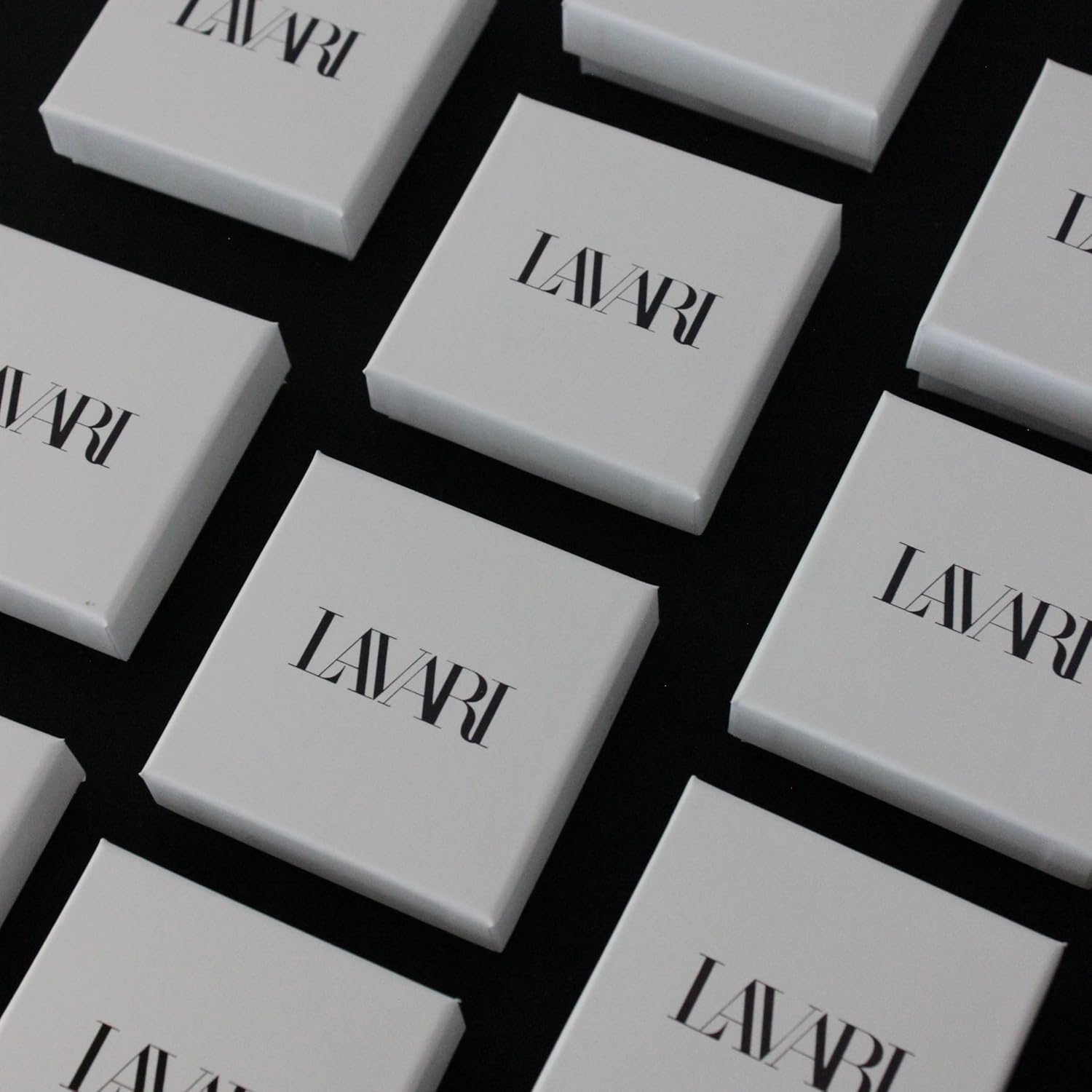 Lavari Jewelers Black Onyx or Mother of Pearl and Cubic Zirconia Double Flower Pendant Necklace in 925 Sterling Silver with Gold Plating 16 to 18 Inches Adjustable Chain Spring Ring - Image 5