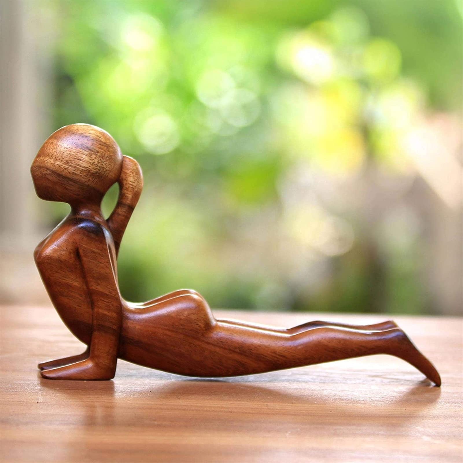 Yoga Body Wood Carving Yoga Gymnastics Lovers Gift Yoga Wood