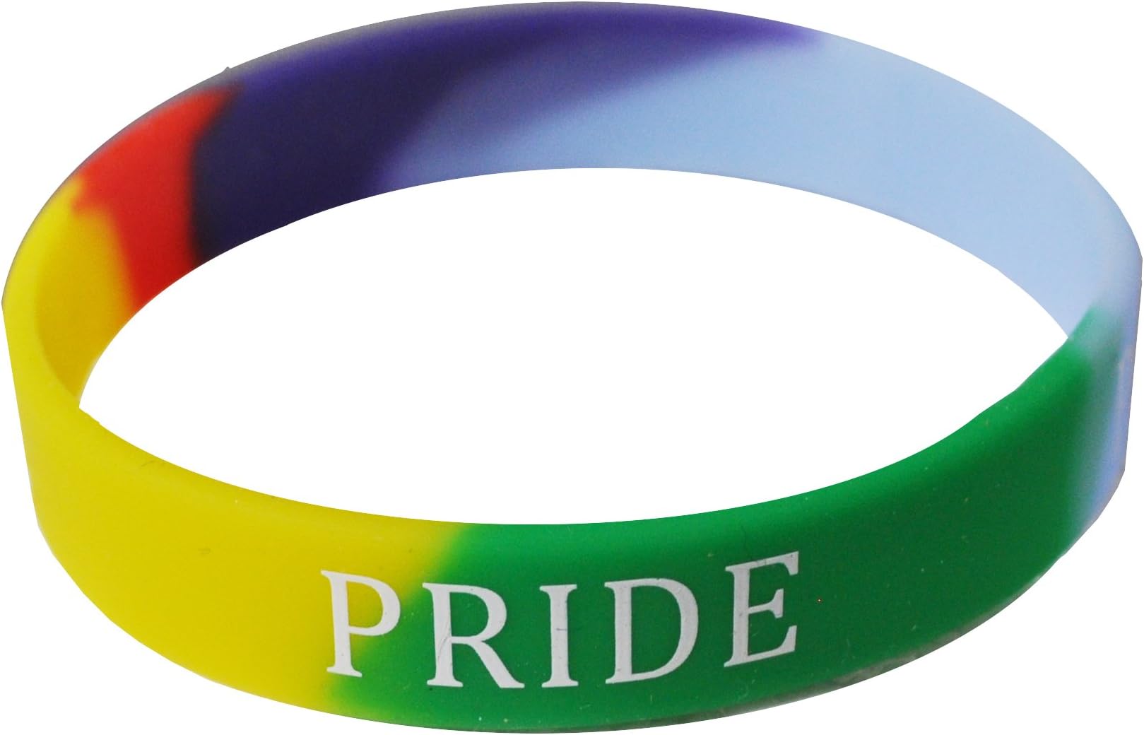 Gay Pride Silicone Rainbow Wristband