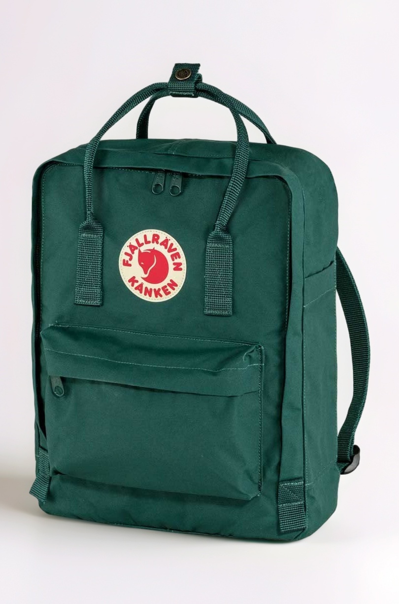 Fjallraven, Kanken Classic Backpack for Everyday, Arctic Green/Spicy Orange, One Size, Kånken