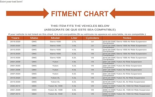 Miniatura 7 de Unidad de montaje del compresor de la suspensión del aire para Tahoe Yukon Escalade