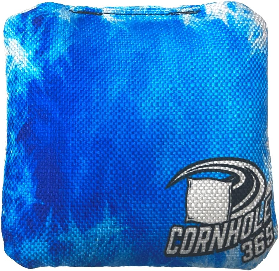 Cornhole365 Themed Cornhole Bag - All-Weather, Heavy-Duty & Durable Polyester Fabric, Resin Filling, Double-Stitched Duck Cloth - Professional Cornhole Bean Bags for Indoor & Outdoor Use - Set of 8
