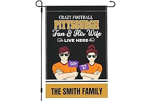 Pittsburgh Steelers Flag 3x5 Outdoor Double Sided Burlap