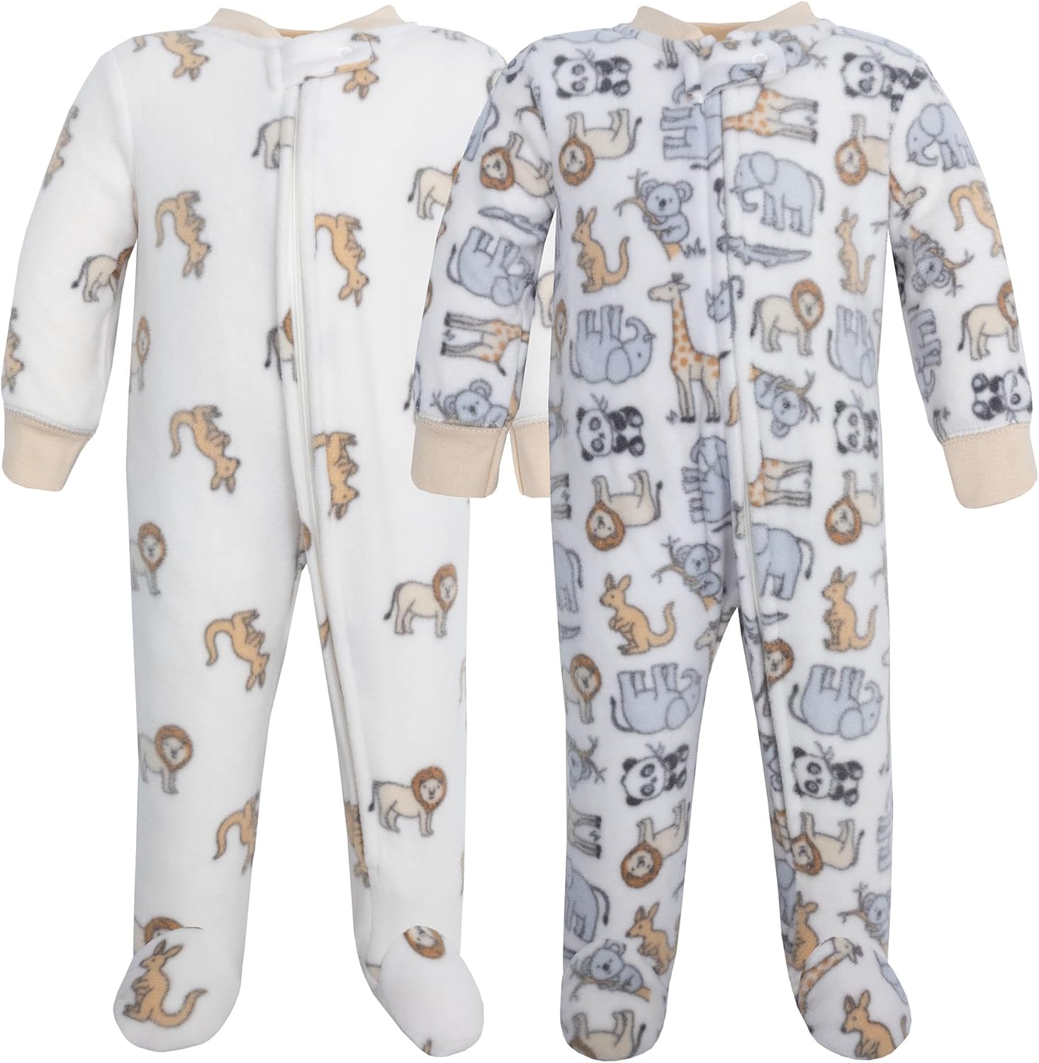 Hudson Baby Unisex Baby Fleece Sleep and Play