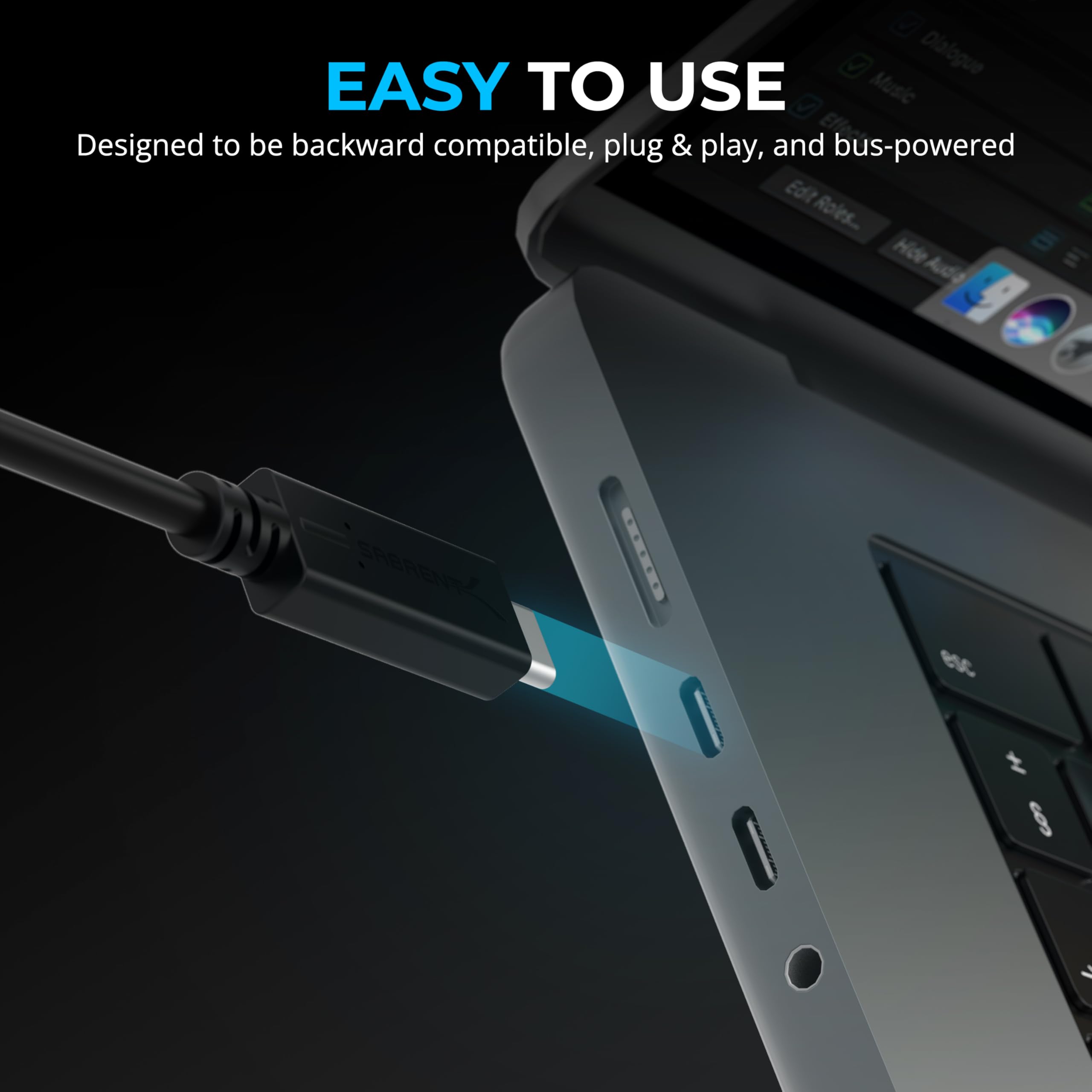 SABRENT USB4 CFexpress Typ B Kartenleser – 40 Gbps Übertragungsgeschwindigkeit, Gehäuse aus Aluminiumlegierung, abnehmbares USB-C-Kabel, Silikonhülle, OTG-Unterstützung (CR-U4XB)