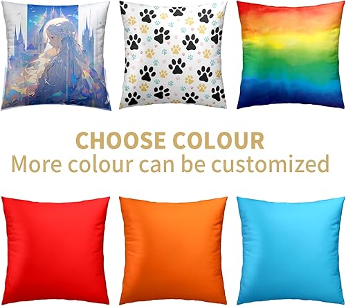 Miniatura 7 de Funda de almohada personalizada con imagen, funda de almohada personalizada para fotos de mascotas, funda de almohada para fotos de pareja, fundas