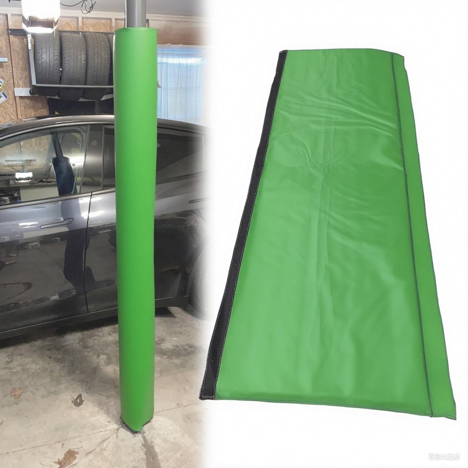 Rembourrage robuste de sécurité pour poteau de garage et de basket durable