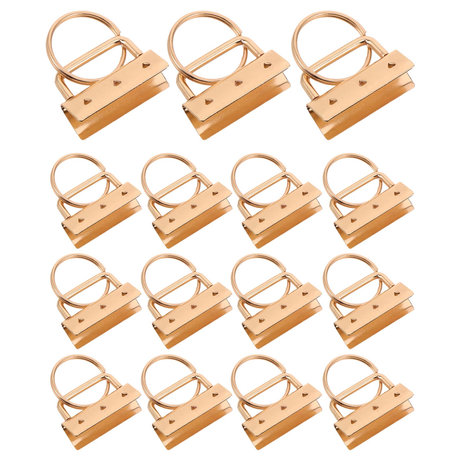 Boucle de sangle matérielle dorée Hohopeti, finition haut de gamme pour attaches métalliques