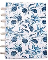 Vista 1 de Talia - Cuadernos de notas con tapas, planificador, personalizables, (Floral azul, Junior 18633 (5.5 pulgadas x 8.5 pulgadas))