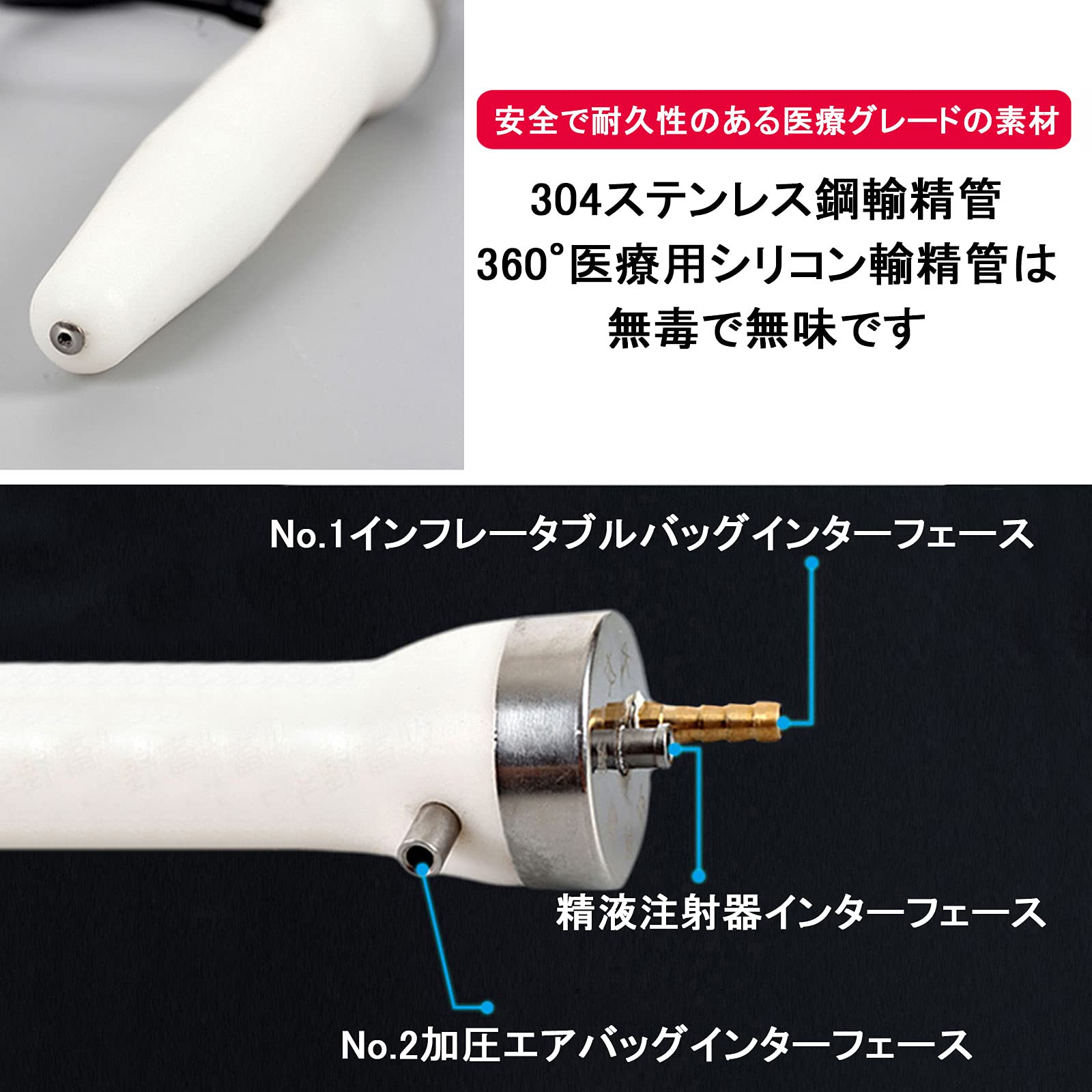 Amazon | 犬の人工授精キットツールプロ獣医機器二重加圧は受胎率を