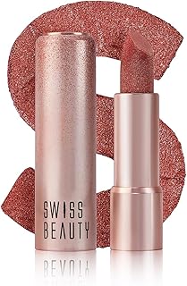 Swiss Beauty More Than Glitter Lipstick | Glittery Finish | Nourishing | With Vitamin C | One Swipe Smooth Glide | Shade- ...