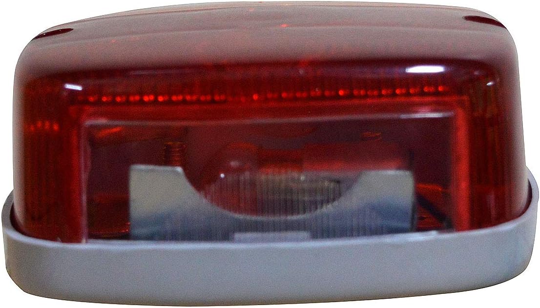 2x Rear Lights Lamp Tail Lights Assembly Set with 12v Bulbs and Licence Plate Suitable for Iveco Magirus Santana Land Rover Series III
