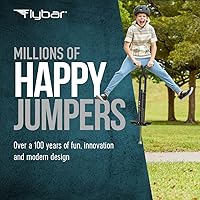 Vista 2 de Flybar Master Pogo Stick para niños a partir de 9 años, 80 a 160 libras – Mangos de agarre fácil – Juguete de ejercicio activo para preadolescentes