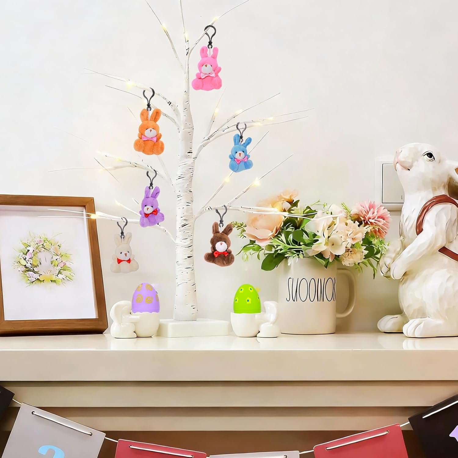 Prefilled Easter Egg Fillers with Mini Animal, Children's Party Favor Pack