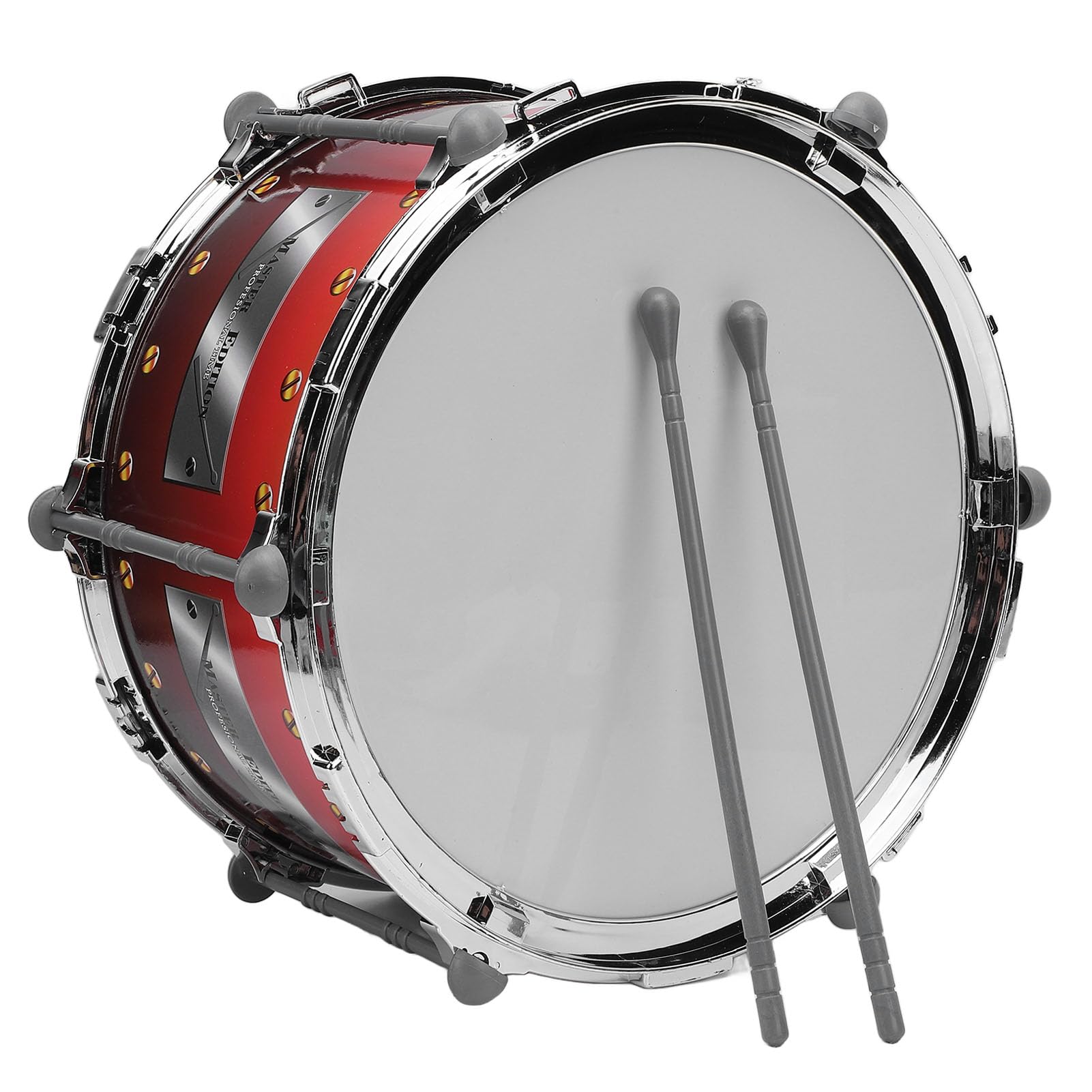 Jazz-Trommel-Percussion-Musikinstrument, Pädagogische Musikspielzeugtrommel mit Trommelstöcken, Ideal für das Musiklernen von und Mädchen