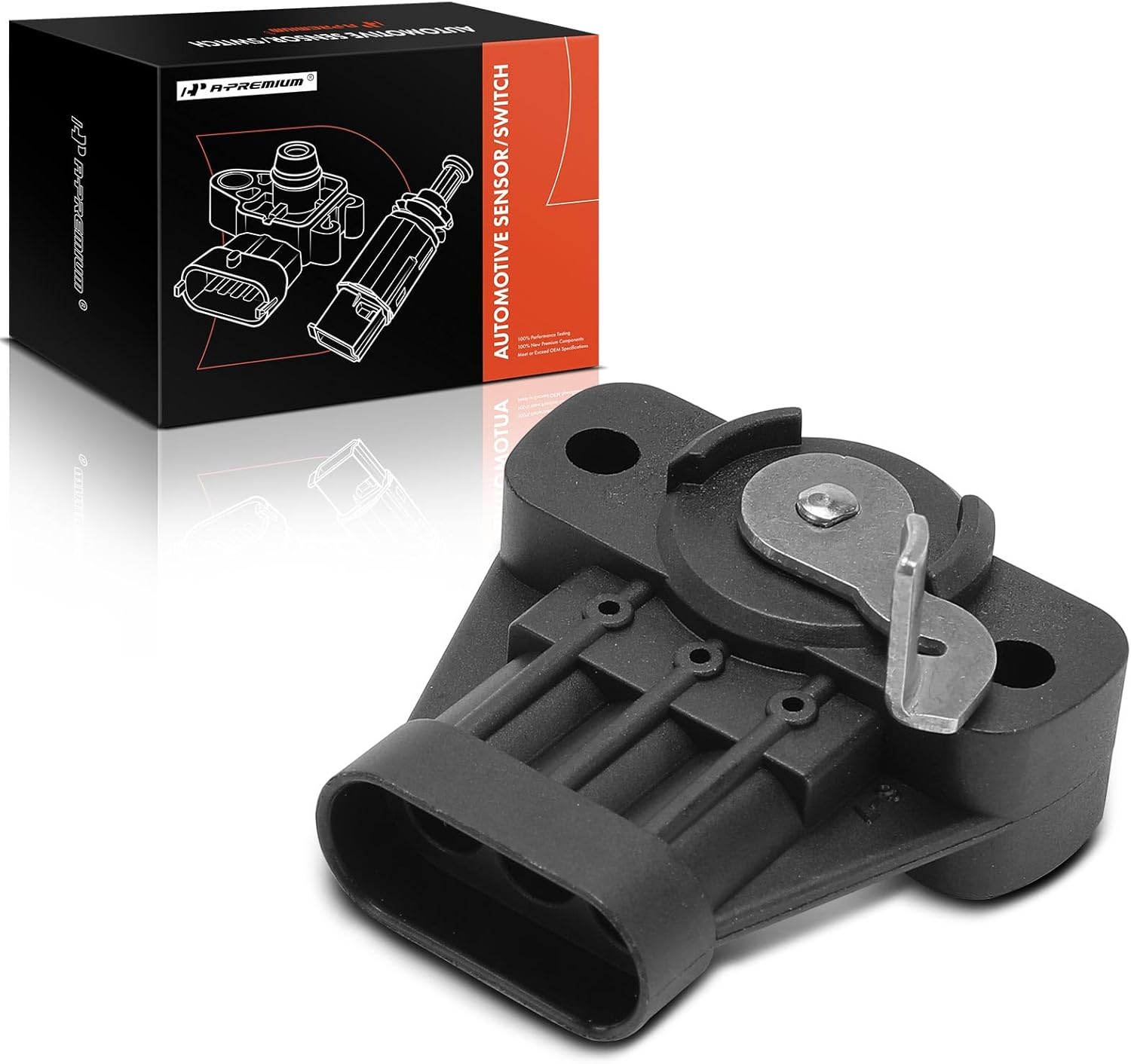 A-Premium TPS Throttle Position Sensor Compatible with Chevrolet, GMC, Buick & Pontiac - Blazer, Caprice, Astro, Monte Carlo, Caballero, Jimmy, Safari, Regal, Grand Prix & More - Replace# 17069532