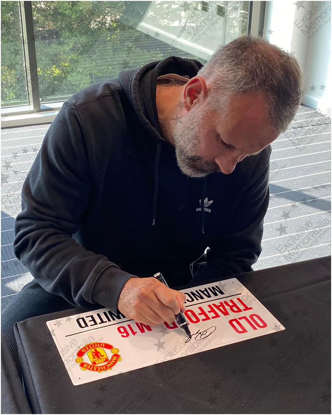 Ryan Giggs Signed Manchester United Street Sign