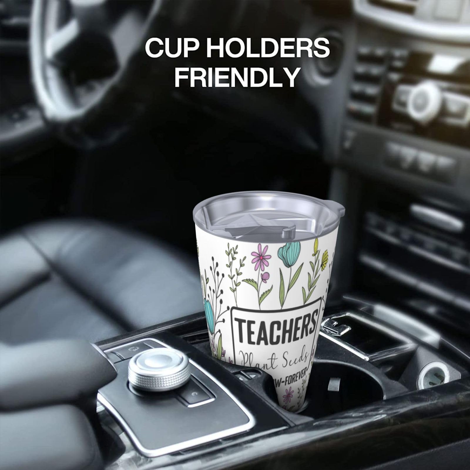 Tazza da caffè con scritta "Best Teacher Ever Travel", in acciaio inox, regalo di apprezzamento per il giorno della laurea, per il rientro a scuola, 590 ml