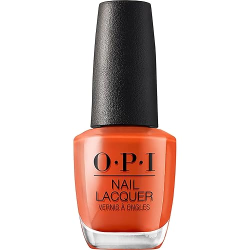 Miniatura 7 de OPI Nail Lacquer, Up to 7 Days of Wear, Chip Resistant & Fast Drying, Orange Nail Polish, 0.5 fl oz