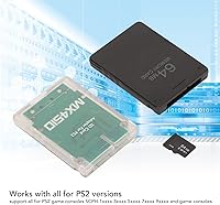 Vista 4 de Diyeeni Adaptador de lector de tarjetas PS2, adaptador de tarjeta de memoria MX4SIO SIO2SD, con tarjeta de memoria 64G y tarjeta de juego FMCB de 64