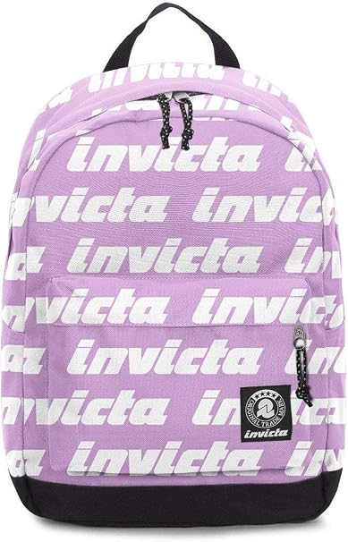 Zaino Invicta Carlson Lettering (Lilla) : Amazon.it: Valigeria