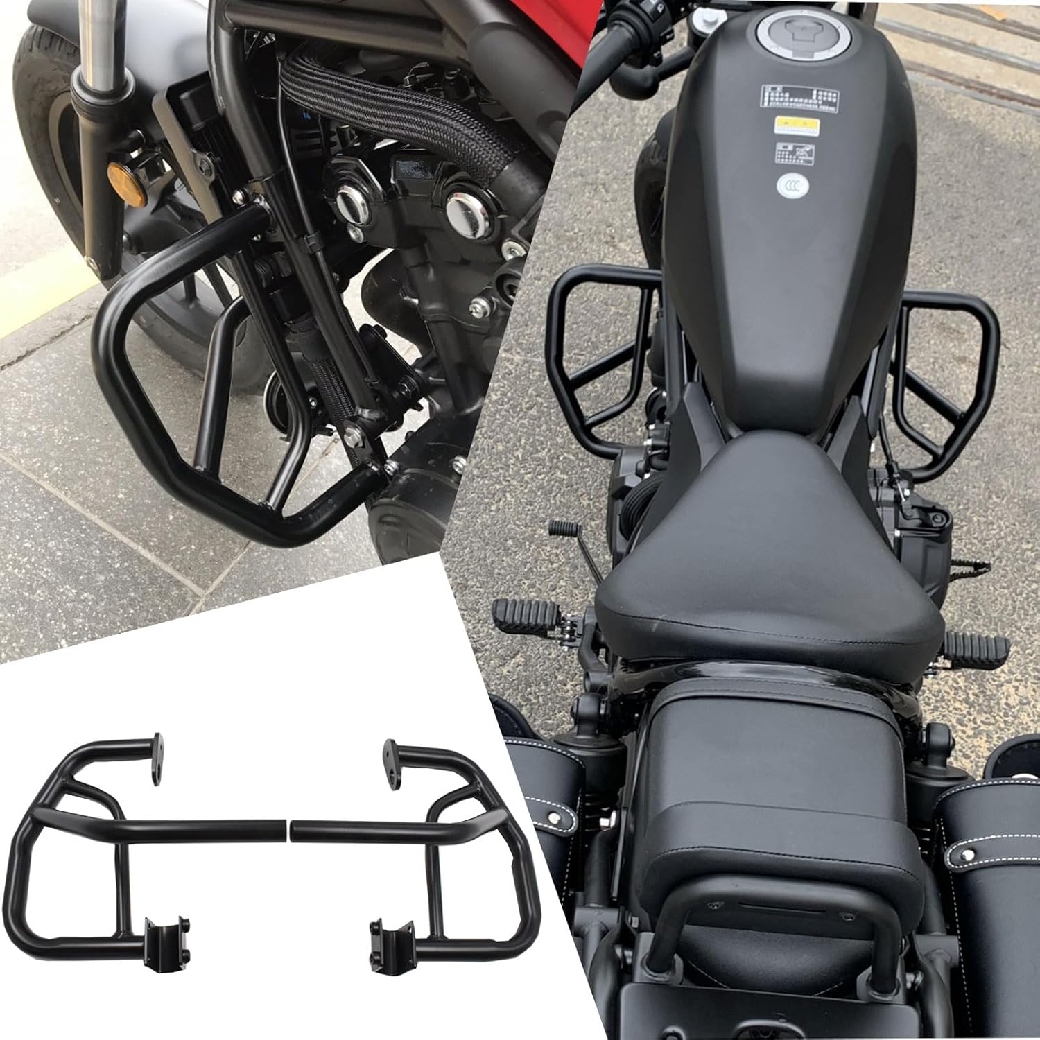 for Ho&n&da Rebel CMX500 CMX 500 CMX-500 Rebel500 2017-2024 Motorcycle Engine Guard Highway Crash Bar Engine Guard Bumper Protector