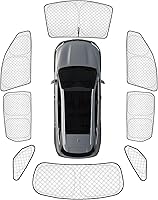 Vista 93 de KMF - Parasol de repuesto para parabrisas, cubierta para ventana lateral y trasera, cubierta protectora para visor, para campamento, bebé, bloqueo