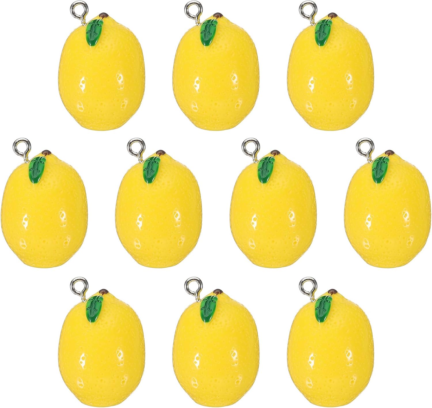 PATIKIL Resin Charms, Cute Fruit Charms Pendants 3D Imitation Food Fruit Beads Bulk for Jewelry Making Bracelets Necklace Earring
