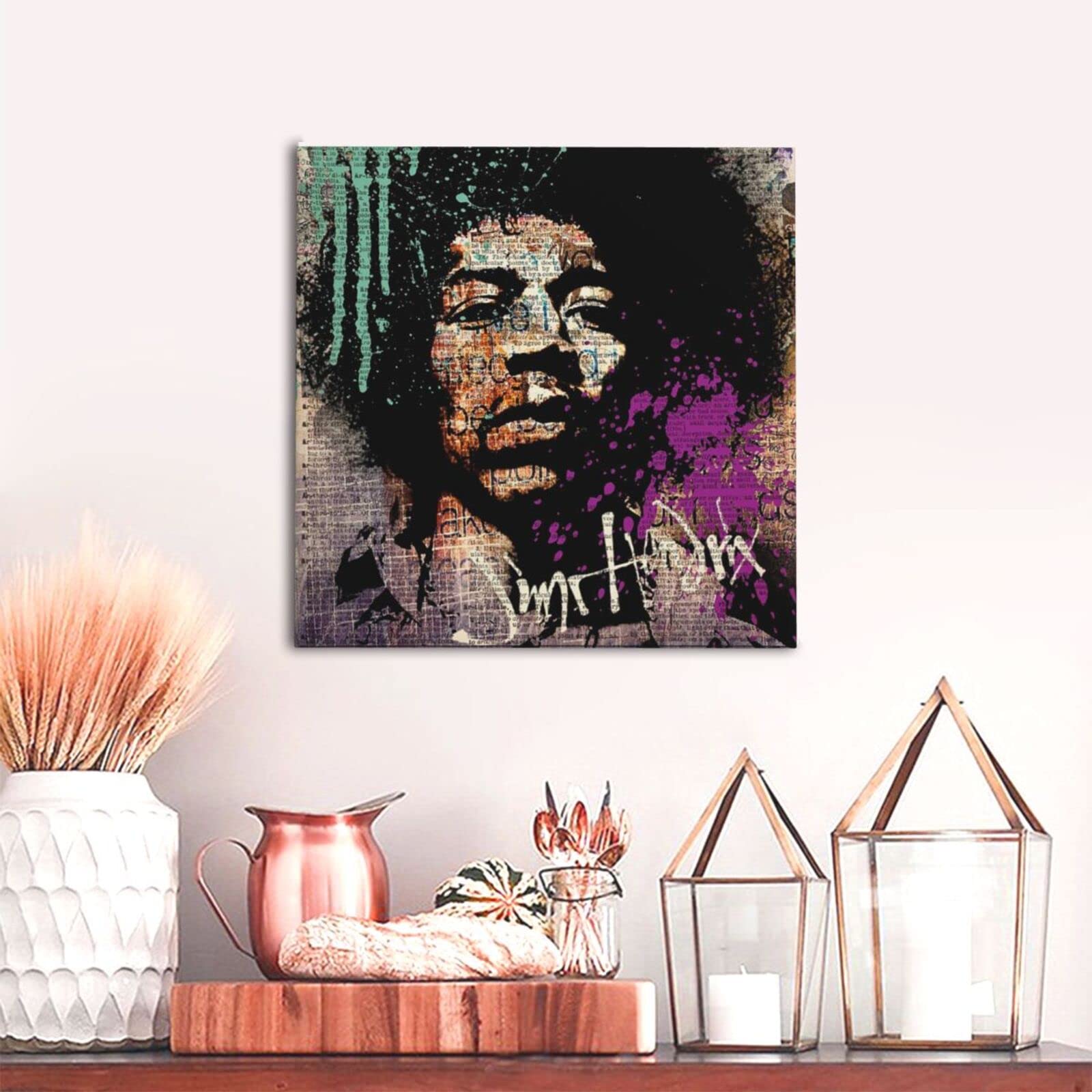 Amazon｜ジミ・ヘンドリックス Jimi Hendrix アートパネル アート 
