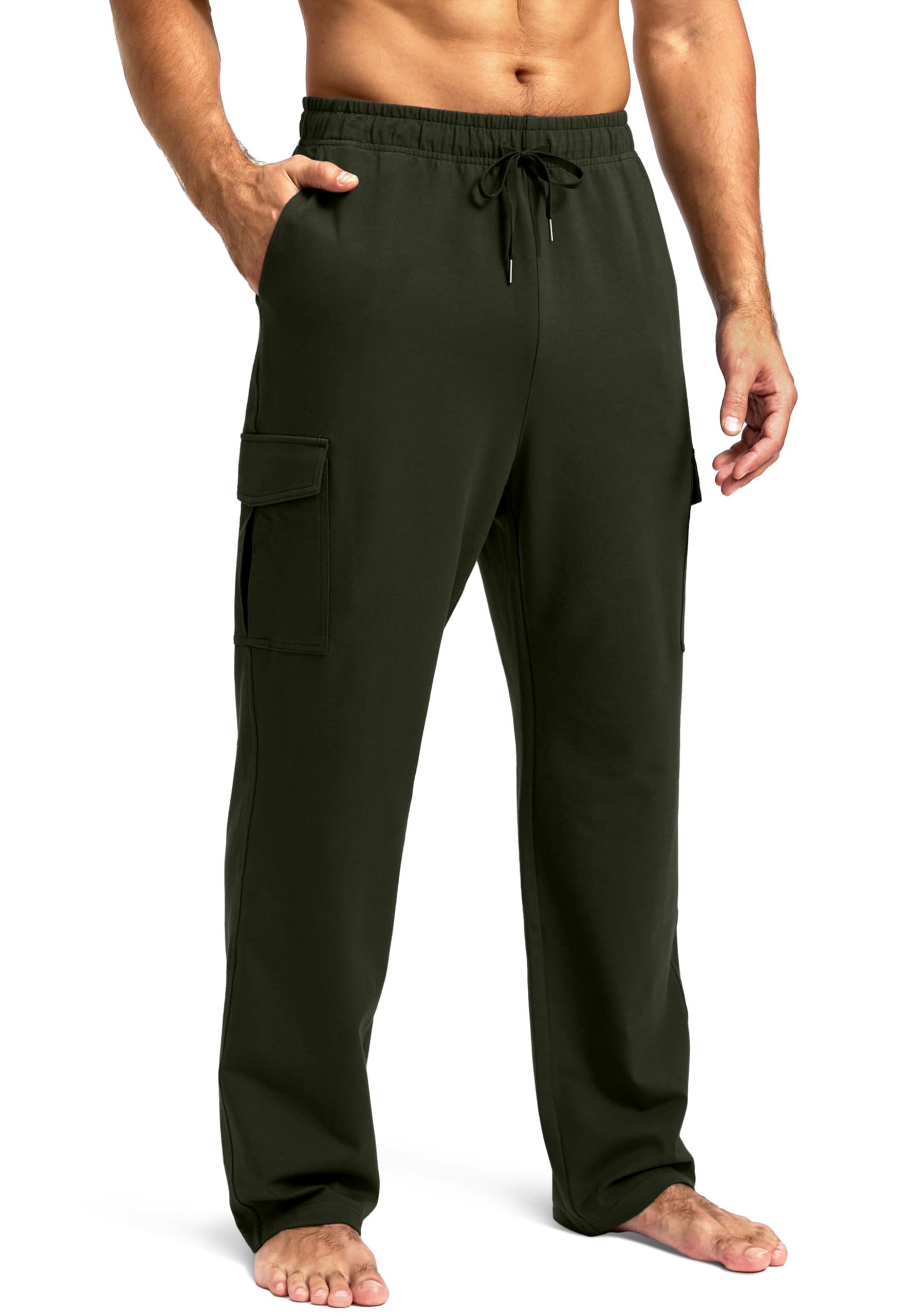 Pudolla Men's Cotton Sweatpants
