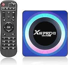 Android TV Box, Dulmssxy Android 13.0 2GB RAM 16GB ROM RK3528 Quad-Core 64bit Cortex-A53 Mali 450 MP2 GPU Support 2.4/5.0GHz WiFi BT5.0 10/100M Ethernet 8K 3D DLNA USB3.0 HDMI 2.0 H.265