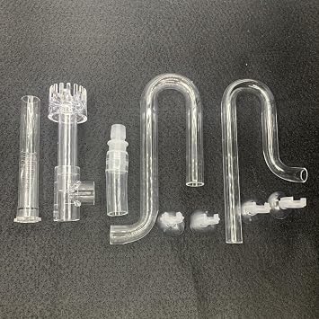 Acrylic Lily Inflow Outflow Pipe for Oil Film Removal External Tube 12mm