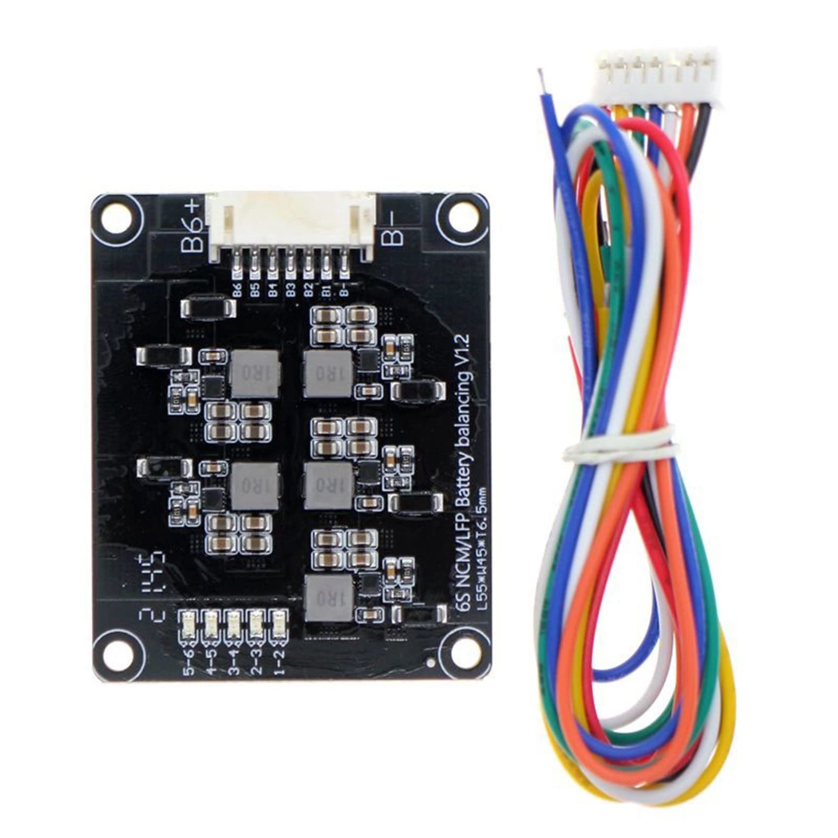 1.2A 6S Equalizzatore Equalizzatore Modulo Equalizzatore Li-Ion Lifepo4 Batteria Al Litio Bilanciatore Trasferimento di Energia