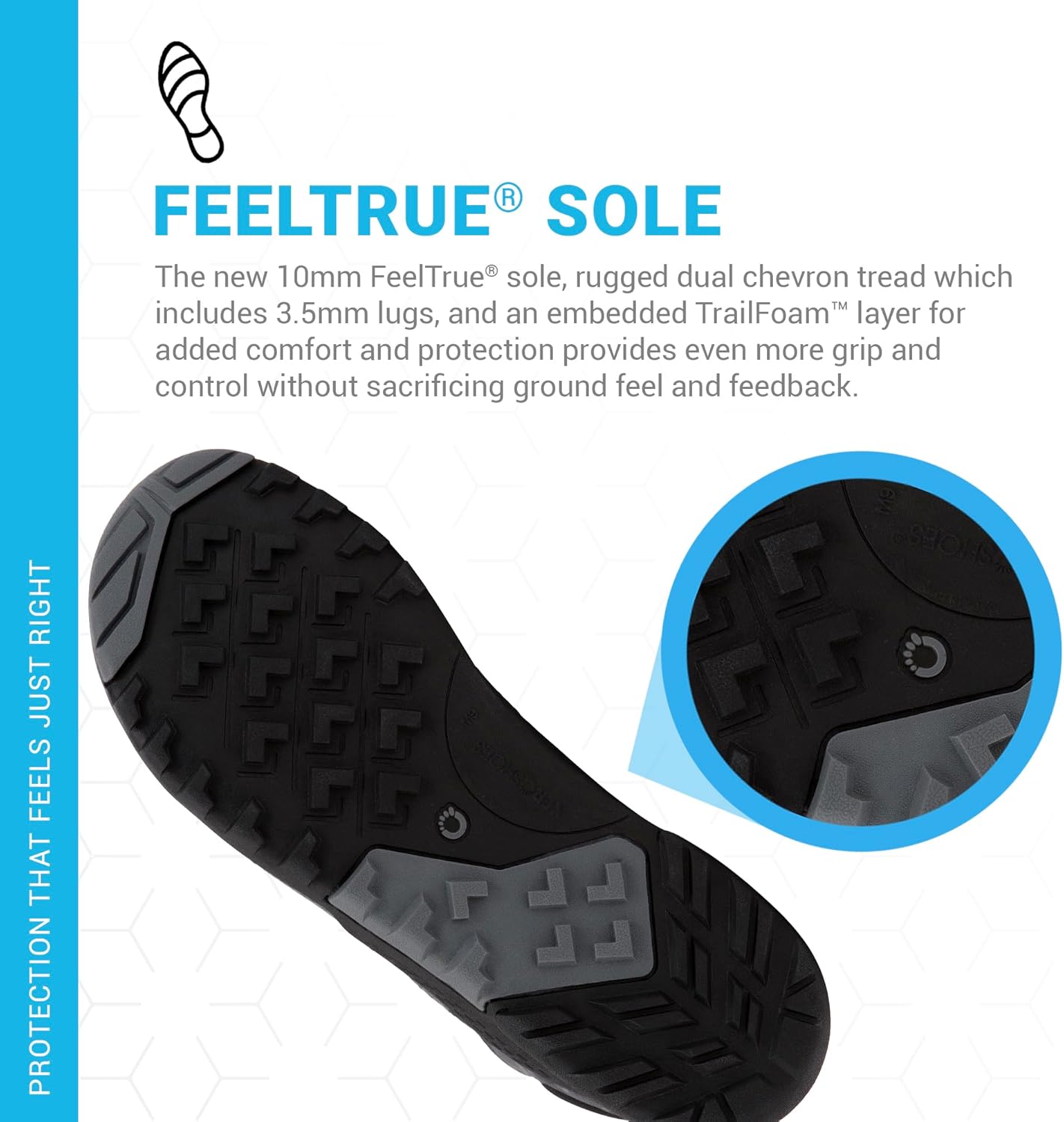 Xero Shoes Barefoot Hiking Shoes for Men | Xcursion Fusion Waterproof Hiking Boots | Zero Drop Shoes for Men, Wide Toe Box, Minimalist - Image 4