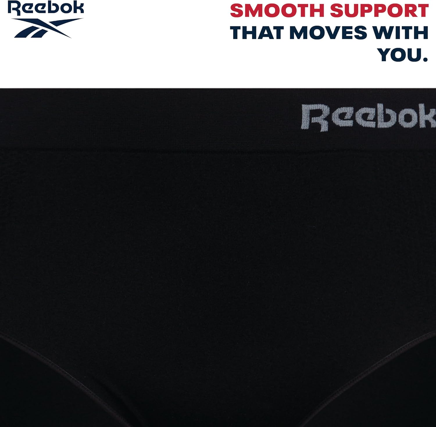 Reebok Womens Briefs Underwear - 5 Pack Plus Size Soft Stretch Performance High Waisted Panties Seamless Underwear for Women - Image 6