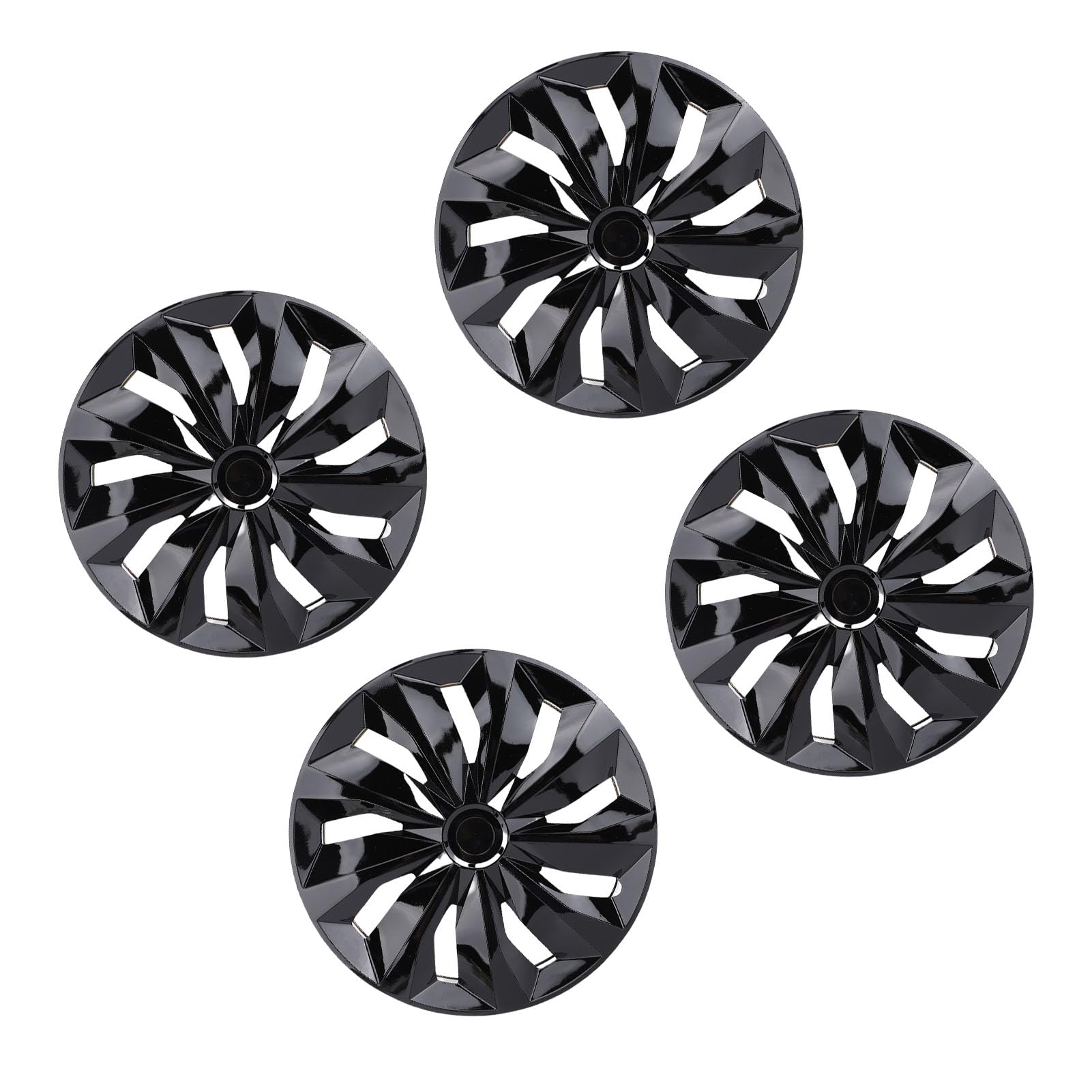 Rengue Osłona Piasty Koła 14 Cali Zestaw 4 Osłon na Felgi Zestaw 4 (BLACK)