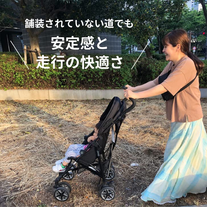 Jeep B型ベビーカー アドベンチャー プラス ブラック