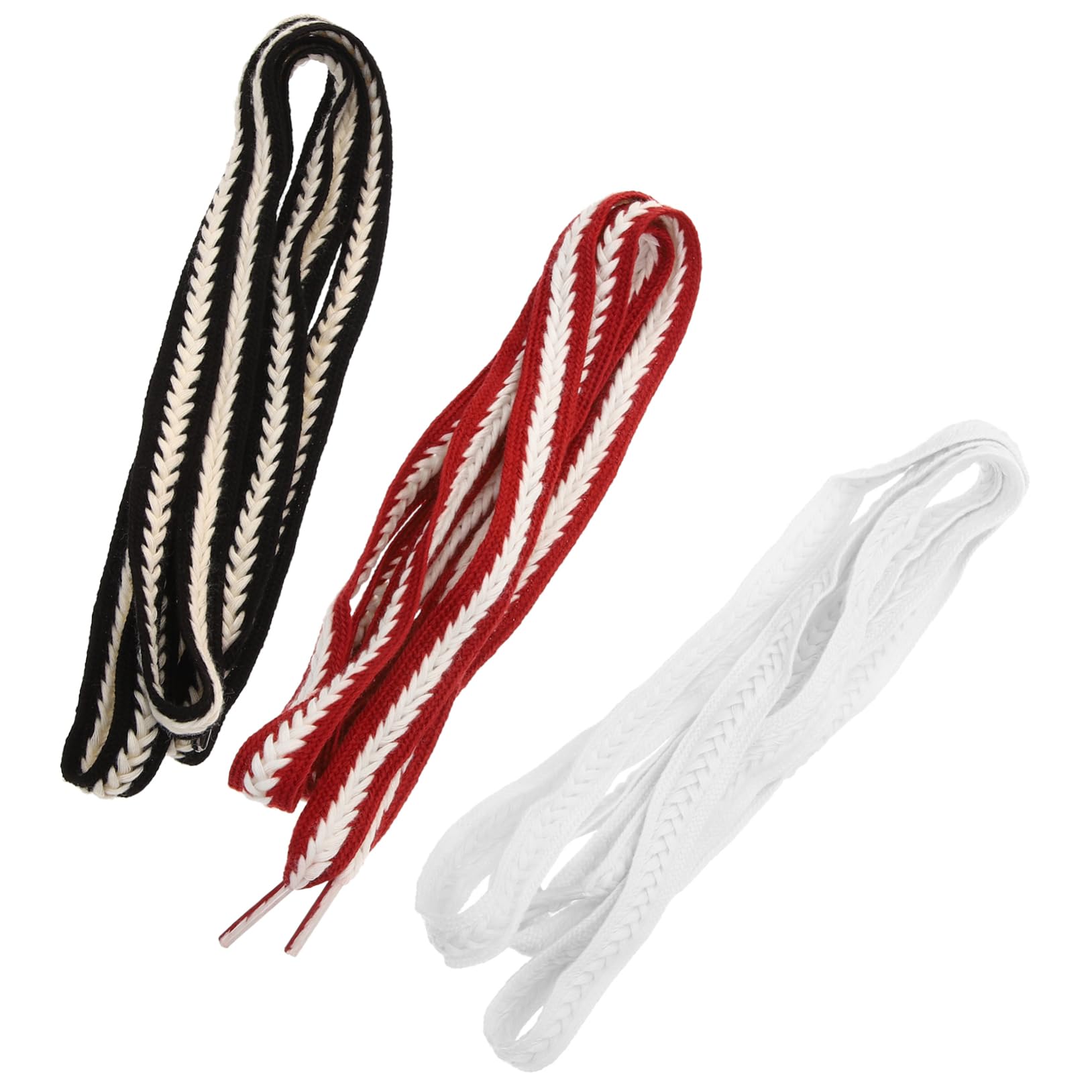 SOIMISS 9 Pares Cordones De Trigo Trenzado Cordones Para Botas Anchos De Alta Densidad Para Zapatillas De Poliester Botas Deportivas Poliéster Algodón