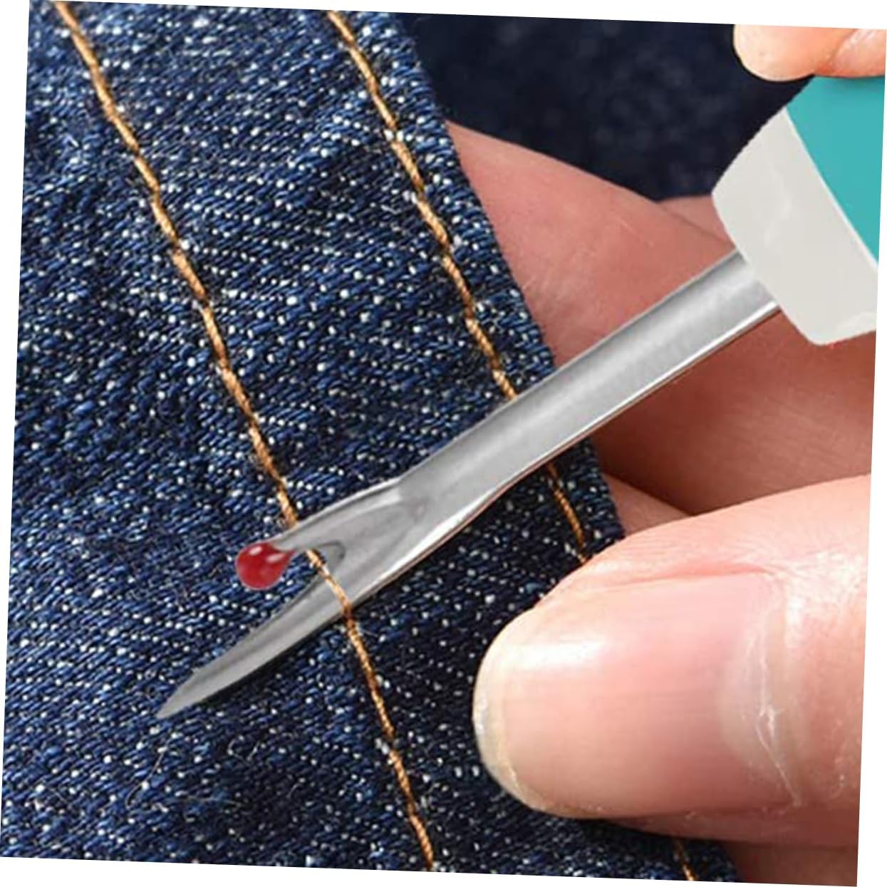 Tofficu 7-Piece Seam Ripper Set for Embroidery and Sewing Antique Thread Cutter Tools Comfortable Grip for Quilting and Stitch Removal