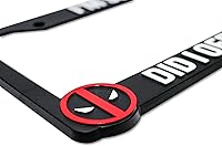 Vista 3 de ¿Te ofendí? para marco de matrícula elevado 3D de Deadpool (coche, camión y SUV)