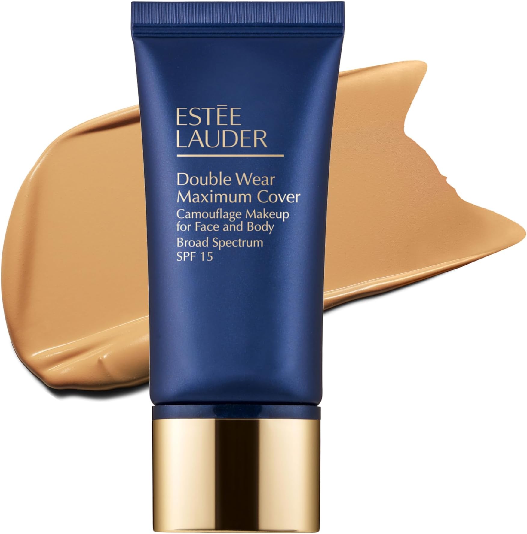 Estรฉe Lauder Double Wear 24-Hour Maximum Cover Camouflage Foundation for Face and Body SPF 15 | Full Coverage | Tattoo Cover Up Makeup Waterproof, 1.0 Fl Oz