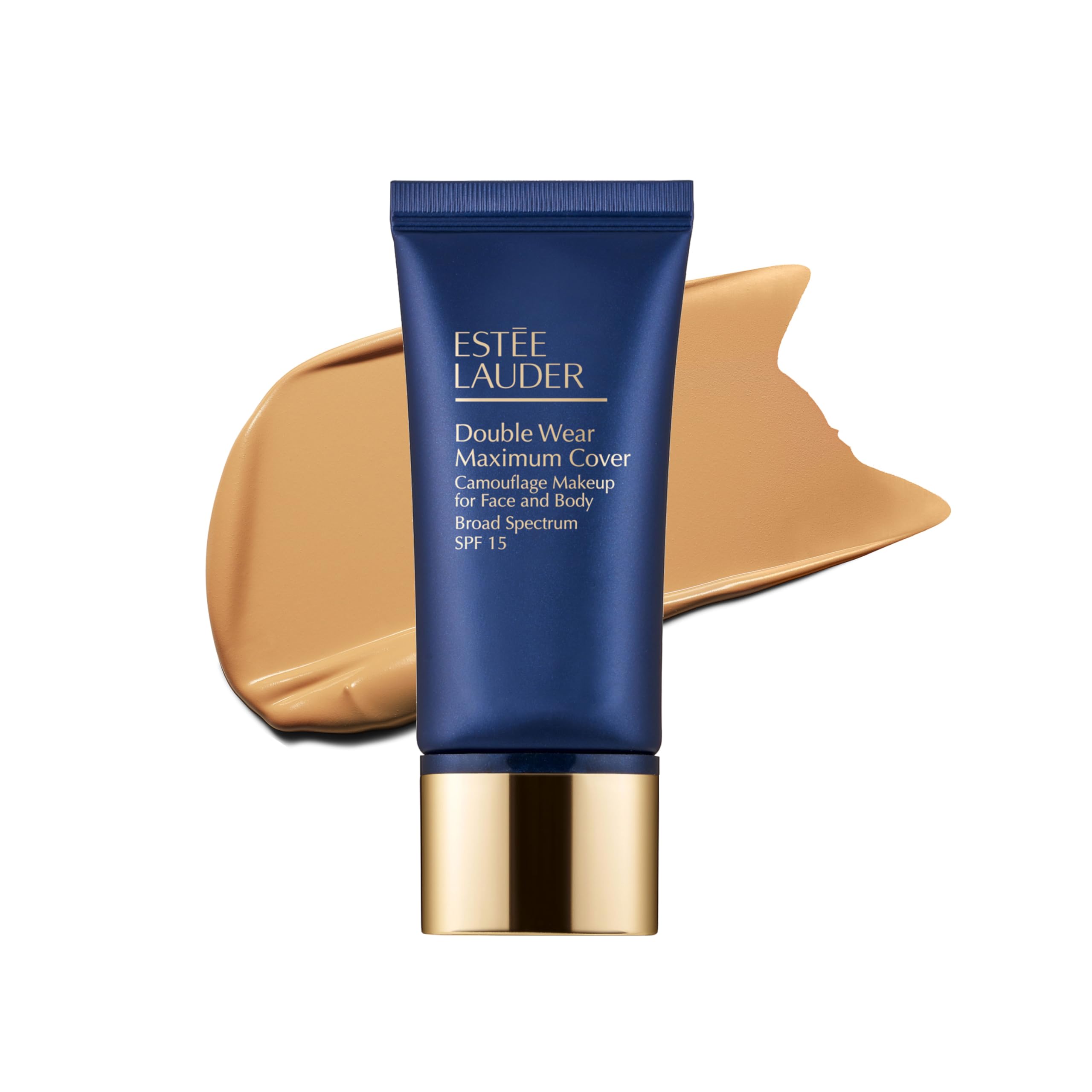 Estée Lauder Double Wear 24-Hour Maximum Cover Camouflage Foundation for Face and Body SPF 15 | Full Coverage | Tattoo Cover Up Makeup Waterproof, 1.0 Fl Oz