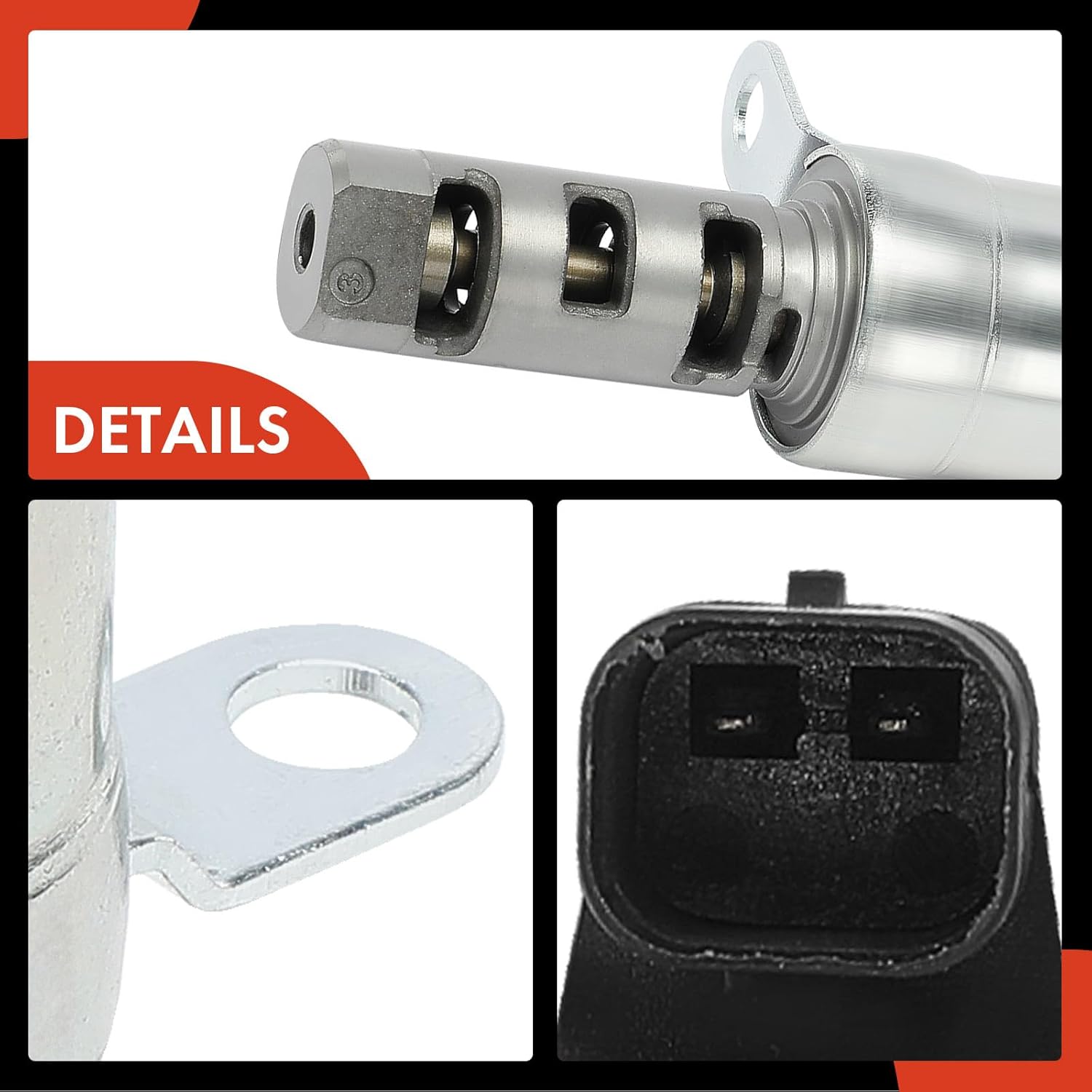 A-Premium Engine Variable Valve Timing (VVT) Solenoid Compatible with Mazda CX-5 2013-2019, 3 2012-2019, 6 2014-2019, CX-9 2016-2020, CX-3 2016-2019, 3 Sport 2012-2019, 2.0L 2.5L