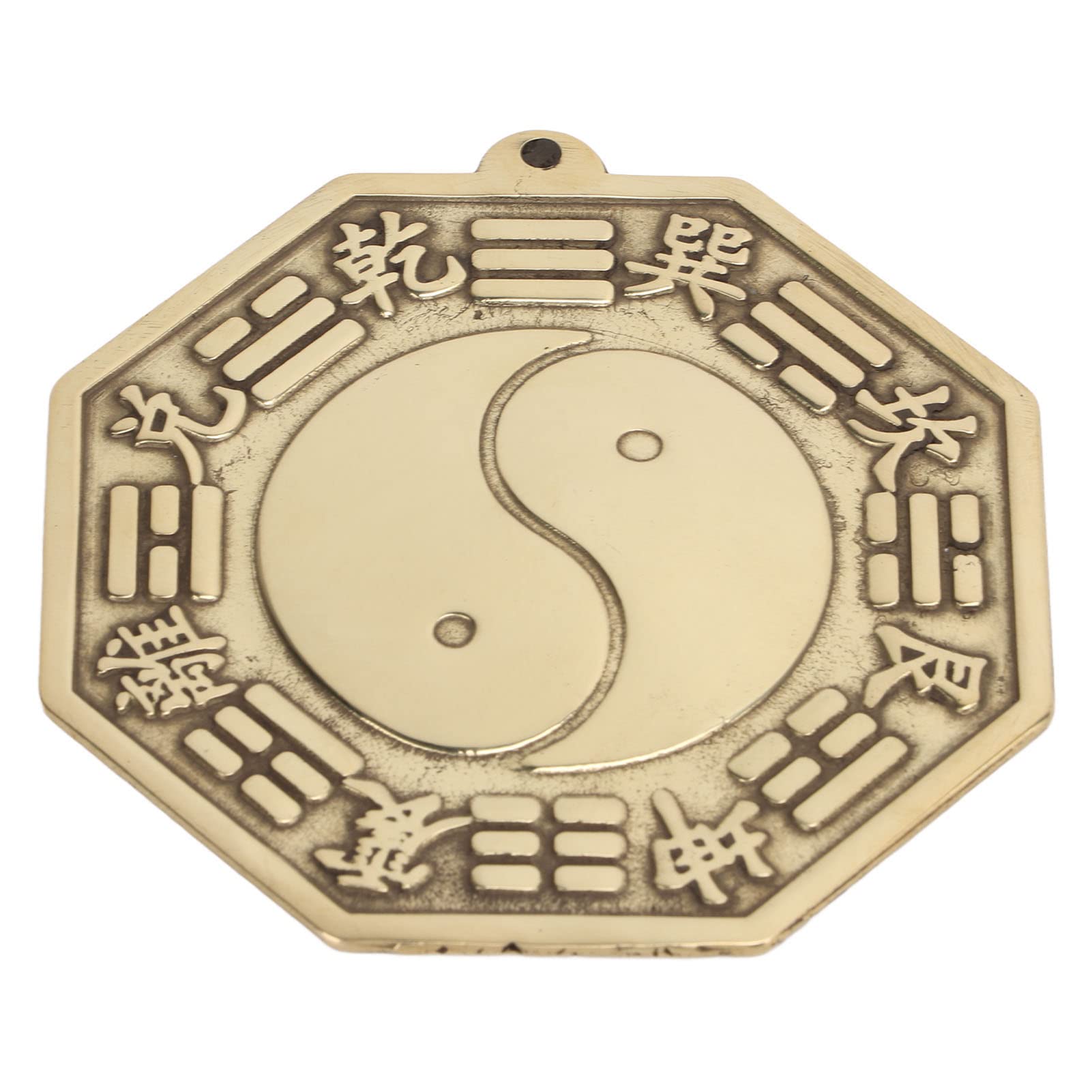 SIXRUN Specchio Bagua in Ottone, Specchio Feng Shui, Protezione da Appendere All'aperto